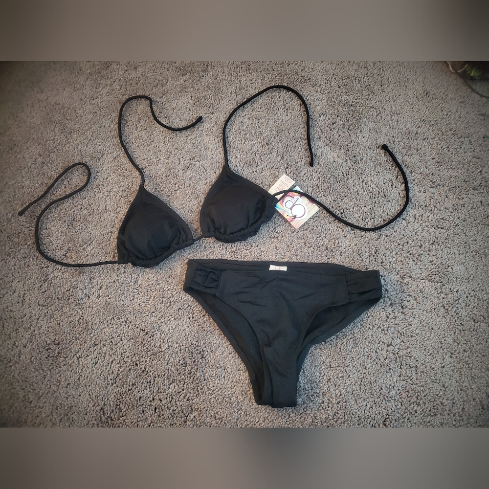 OP Classic Black Bikini Set